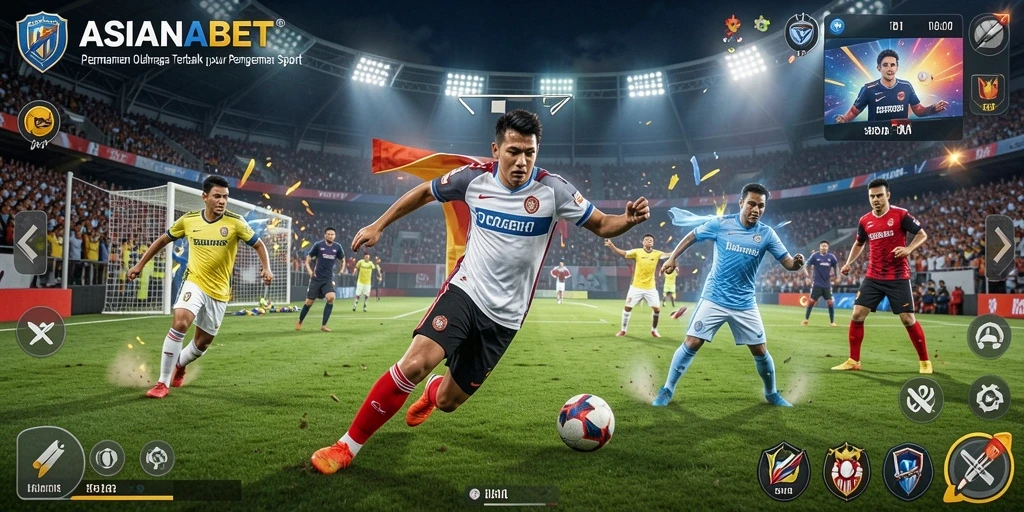 Tampilan gameplay olahraga yang mendebarkan di ASIANABET.