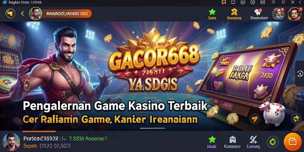 Screenshot gameplay GACOR668 yang menampilkan aksi kasino yang menegangkan.
