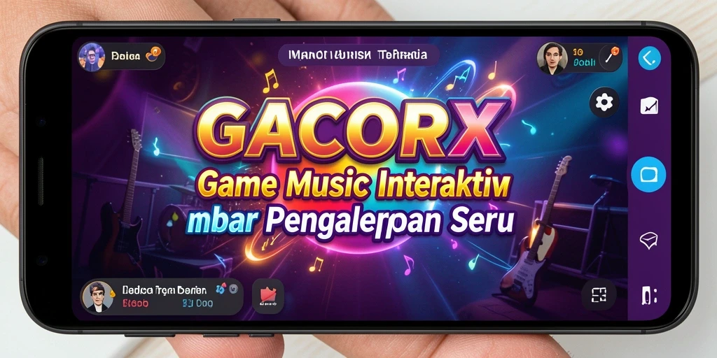 Tampilan gameplay GACORX yang penuh warna dan interaktif.