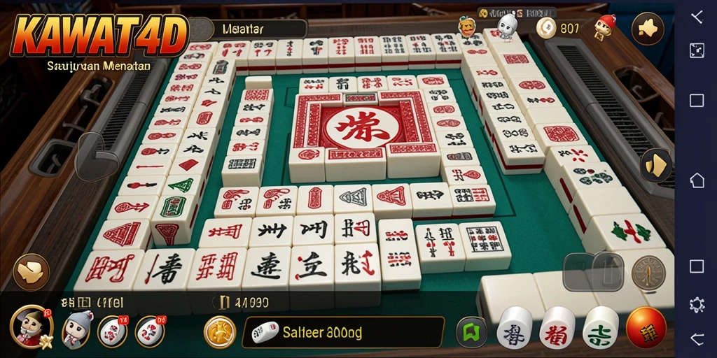 Tampilan gameplay dari KAWAT4D yang menarik dan menantang.