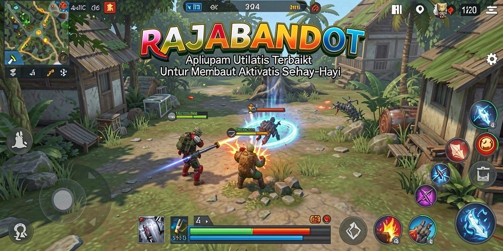 Tampilan antarmuka RAJABANDOT yang intuitif dan mudah digunakan.