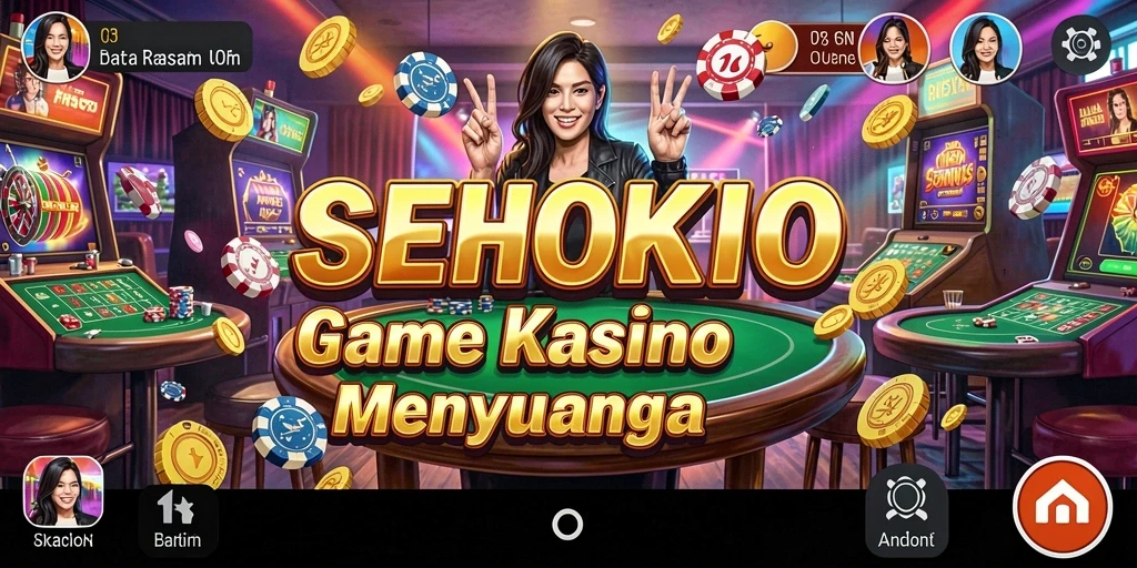 Tampilan menarik SEHOKI dengan gameplay Kasino yang dinamis.