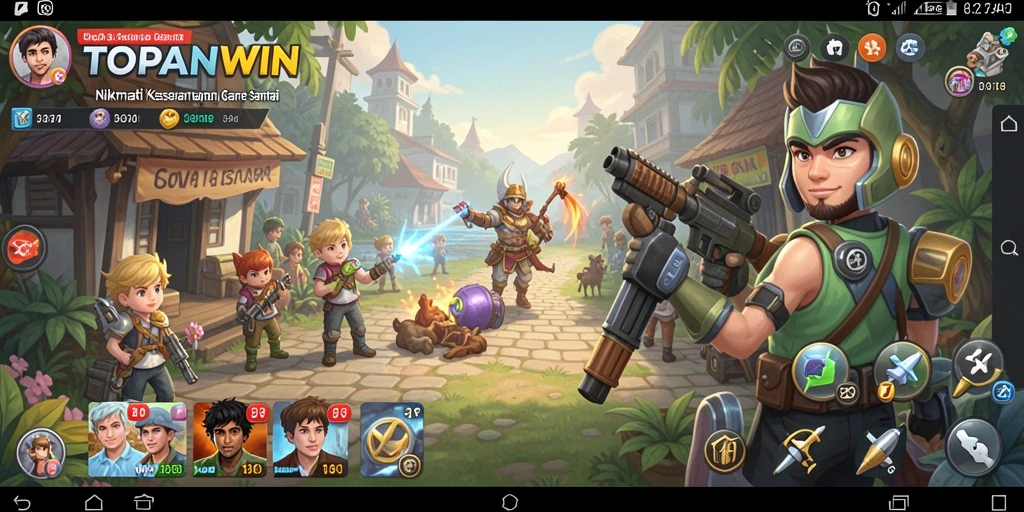 Tangkapan layar utama dari gameplay yang ceria dan mengasyikkan.