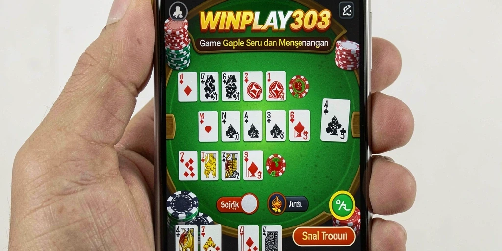 Tampilan gameplay WINPLAY303 yang menarik dan seru dalam bermain Gaple.